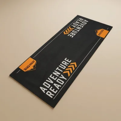 Wholesale Eco-friendly Printed Motorcycle Accessories Shop Floor Mat Carpet Supplier Bulk Pit Matt for Motorcycle with Logo