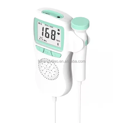 Angel Beats FK-i100-1 Highly Accurate Rechargeable Baby Heartbeat Monitor Low Noise Bluetooth Fetal Doppler Machine Heart Rate