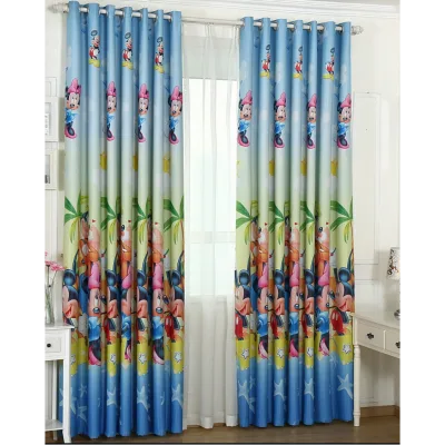 Cartoon Mickey Mouse Blackout Curtains