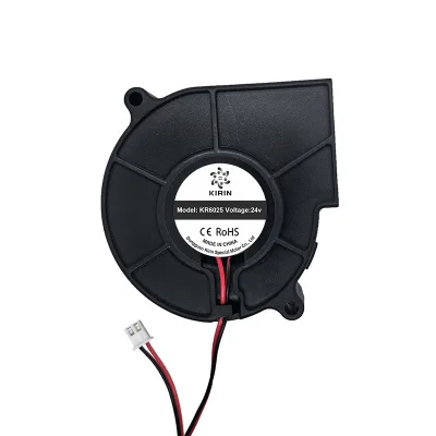 6025 60*60*25mm 60mm 24v 4500 RPM 7.6cfm Small Cooling Turbo Blower DC Brushless Fan