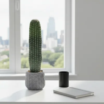 Art Installation Artificial Cactus Abstract Faux Succulent Eco-Friendly UV Resistant Durable EVA Material Gallery Worthy Home