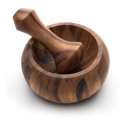 Wood Pestle Handmade Rustic Olive Wood Mortar Pestle Perfect for Grinder