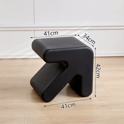 Attractive Design Arrow Shape PE Customize Color Living Room Chair Accent Chair Plastic Chair for Home