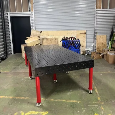 New Professional Nitrided Welding Table Clamp 28mm Aperture Precision Ground Surface Custom Sizes Available Electricity-Free