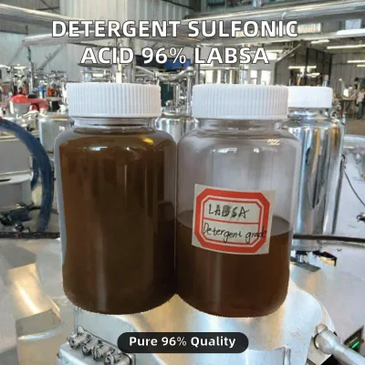 LABSA 96% Detergent Raw Material Anionic Surfactant Linear Alkylbenzene Sulfonic Acid CAS 27176-87-0 Molecular Formula C18H30O3S