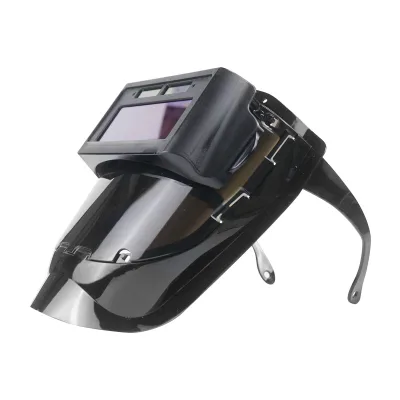 Wholesale Solar Automatic Dimming Argon Arc Welding Anti-Baking Face Welder Flip Ear-Hook Style Anti-Glare
