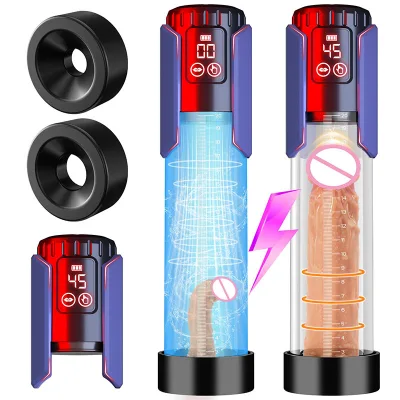 Automatic Sucking Man Vacuum Cock Pump Sex Toy Hands Free Electric Male Penis Pump Enlargement Device for Men Dick Erection