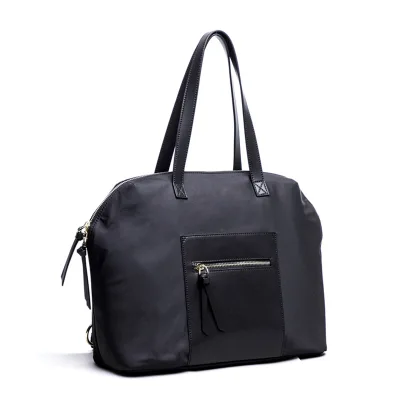Eco-friendly Vegan Pu Leather Diaper Bag Water-resistant Leather Mommy Bag Hot Selling Baby Nappy Bag