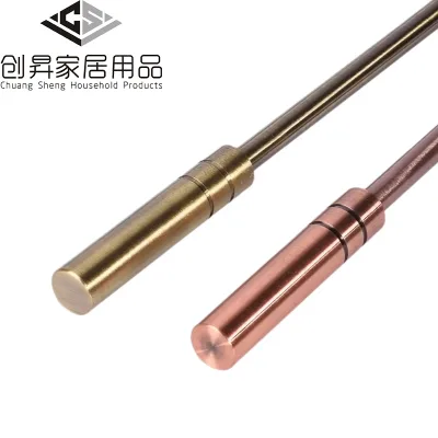 Modern Minimalist Aluminium Clothing Rod Drill-Free Telescopic Retractable Design Made Aluminium Alloy Acrylic Steel Rod Body