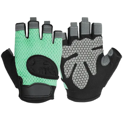 Customized Logo Gym Fitness Workout Training Palm Protection Weight Lifting Gloves Grip Cross Training Weightlifting Gloves