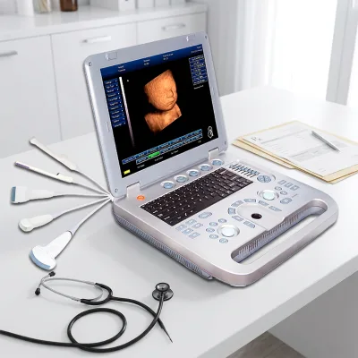 Full Digital Sunbright SUN-800D Portable B Ultrasound Machine Machine with OB Cardiac Msk Software