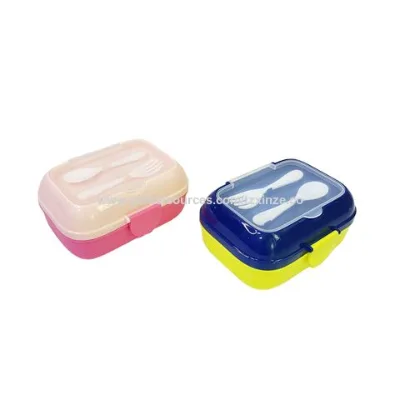 Manufacture kids plastic lunch box cartoon printing