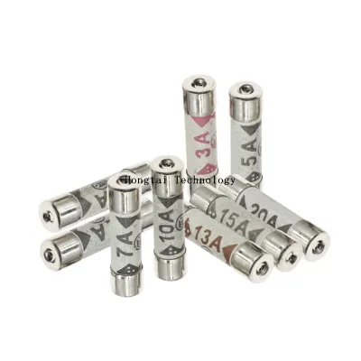 UK Fuse BS1362 6*25mm Can Sand Filled Vandal Resistant Ceramic Fuse 6x25MM 3A 5A 10A 13A 250V