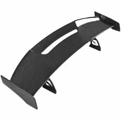 For BMW Series M1 M2 M3 M4 M5 M6 General Purpose True Carbon Fiber Double Racing Rear Spoiler GT Screw Fixed Installation