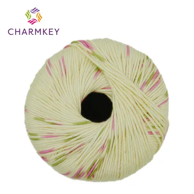 Bamboo Cotton Yarn 50grams/ball 30%cotton 70%bamboo High Tenacity Eco-Friendly Knitting Yarn Crochet Weaving Sewing Embroidery