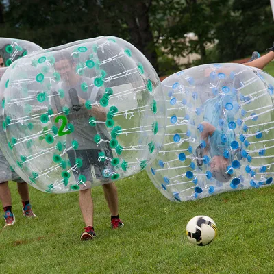 Hot Selling Adult TPU / PVC Body Bumper Ball Suit Inflatable Bubble Football Soccer Ball