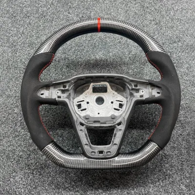 For Seat Car Carbon Fiber Steering Wheel Sport Style Custom Modified Cross-Border Car Interior Accessory Factory Sales