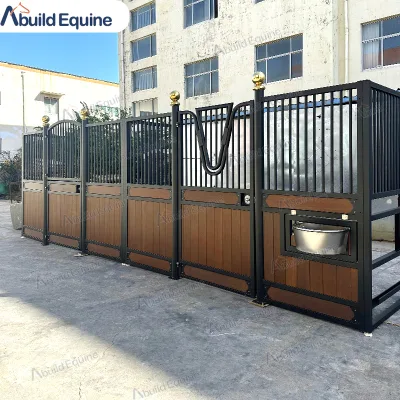Popular Horse Stable Front Doors Permanent Mobile Horse Stable Box Hinged Door