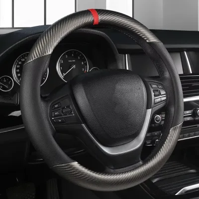 Portable Best-selling Car Steering Wheel Cover Wear-resistant Leather Cover Suitable for All Seasons