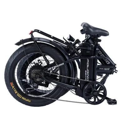 Best Selling 20 Inch Aluminum Alloy Fat Tire Folding Electric Mountain Bike Snow Riding Outdoor Adventure Wholesale