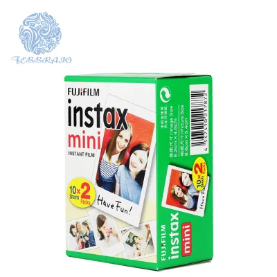 Original Fujifilm Instax Mini Film Twin Pack 20 Sheets White Frame Value Pack Instant Heat Pack for Fujifilm Instax Mini 9