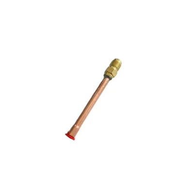 Brass Cross Fitting Pex Pipe Fitting Air Conditioner Parts Fitting With Nickle Plated Copper AC Split Ac Valve Service Valve