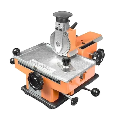 Plate Printer Metal Embossing Machine Number and Letter Marking Stainless Steel Pet Dot Tag Print Stamp Embossing Machine