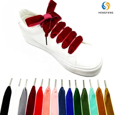 10mm Flat Elastic Shoelaces Polyester Suede Shoe Laces for Sneakers and All Kind of Shoes