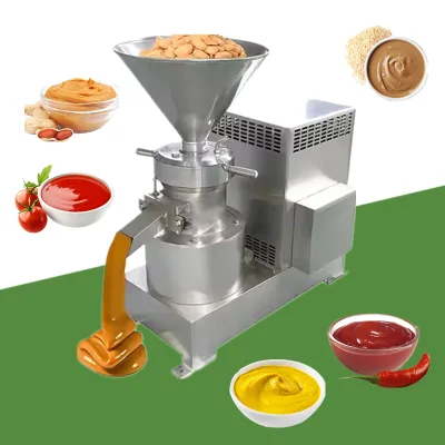 Industrial Peanut Butter Colloid Mill Almond Paste Grinding Production Maker Equipment Almond Butter Machine Colloidal