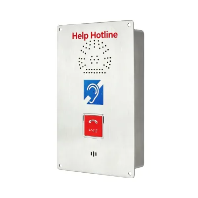 Stainless Steel Handsfree Emergency Telephone for Elevator Parking Area and Public Assistance Communication System