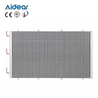 Compact Aluminium Microchannel Evaporator Coil for Fan Coil Unit Ceiling Cassette Air Conditioner Indoor Heat Exchanger