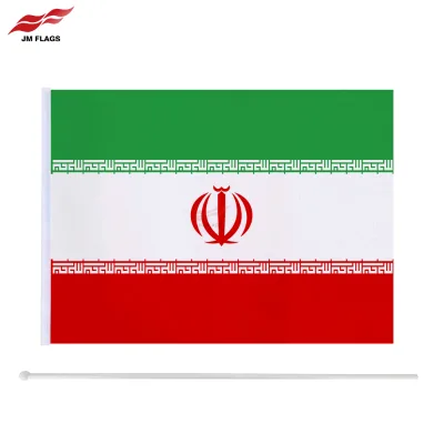 New Model Iran Flag Custom Iran Flag National Hand Waterproof Flag