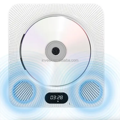 Inveer Pravite FM Radio Bluetooth Function with 2*5Watt Hifi Speaker min CD DVD Player Wall Mounted Design for Learning Machine
