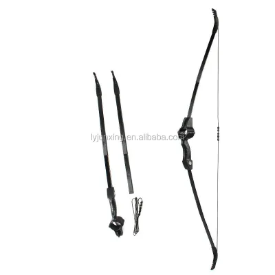 Juxng Youth Game Bow Archery Junior Long Bow and Arrow Set for Kids Shooting New Take Down Bow