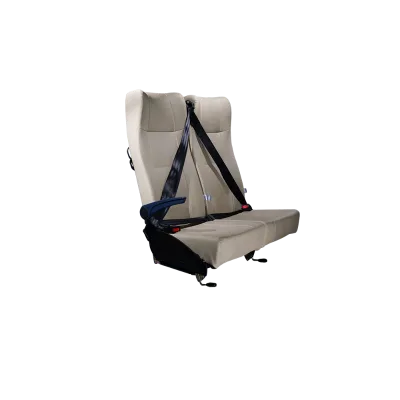 New Premium Coach Double Leather Passenger Recliner Seatbelt Adjustment Knob Seat Belt for Passenger