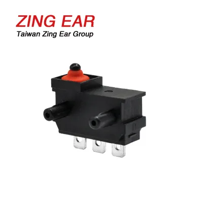 IP67 3A 250V Waterproof Dust Proof Mini Small Size Single Pole Double Throw Snap Action Switch Momentary SPD Button Microswitch