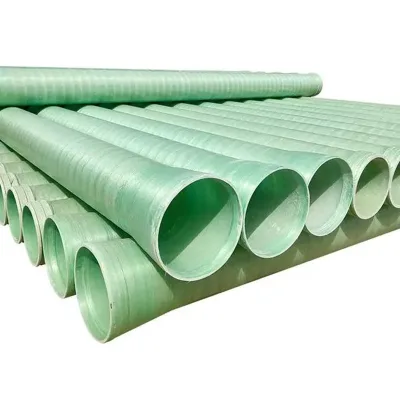 Underground Buried FRP Filament Winding GRP Pipe Smooth Inner Wall Low Hydraulic Loss Municipal Wastewater Discharge Welding