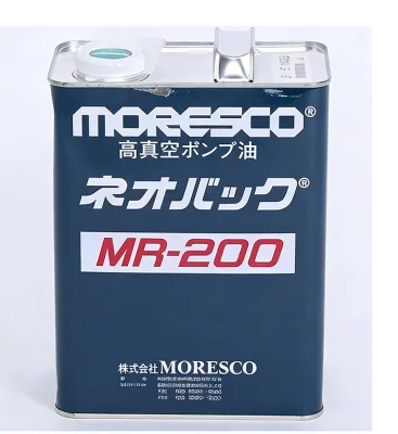 Xxt58 MORESCO NEOVAC MR-200 Hydraulic Oil Iso VG 100 Industrial Lubricant Base Oil Low Vapor Pressure Excellent Oxidation 4L SAE