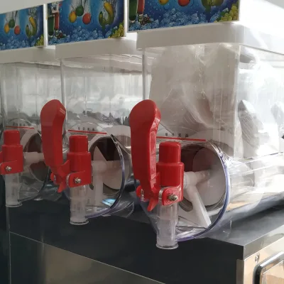 Commercial Industrial Slush Machine Frozen Drink Machine 15L*3 Capacity 220V-240V/110V-120V 800W