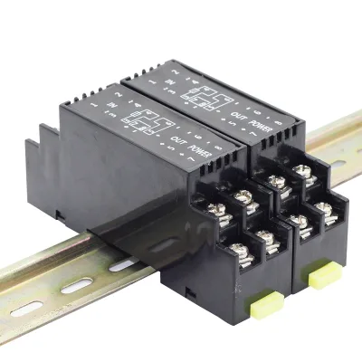 Industrial Resistance Transmitter Analog 4-20mA 0-5V Output 10KΩ 20KΩ Input 1In 1Out High Precision Slide Resistance Transducer