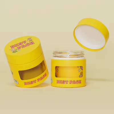 Wholesale 3.5g Smell Proof Child-resistant Glass Jar With Plastic Lid for Storing Pills and Liquid 3.5g Flower Container Jar