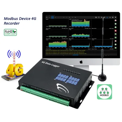 4-20mA RS485 Data Logger Modbus Datalogger Temperature Pressure Voltage and Current Data Recorder