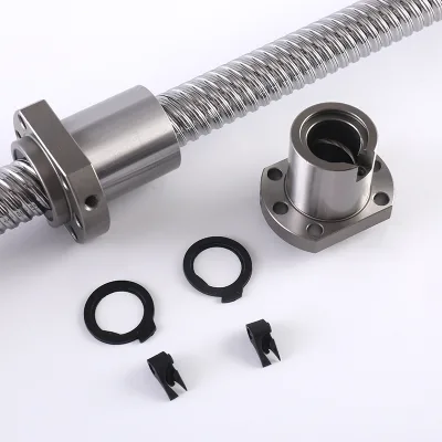 BOSU Industrial Production Ball Bearing Steels Square Fange Linear Bearing
