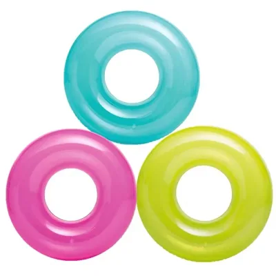 Factory Wholesale Price Inflatable Swimming Rings Multi-color Custom Circular Inflatable Swimming Rings for Children and Adults