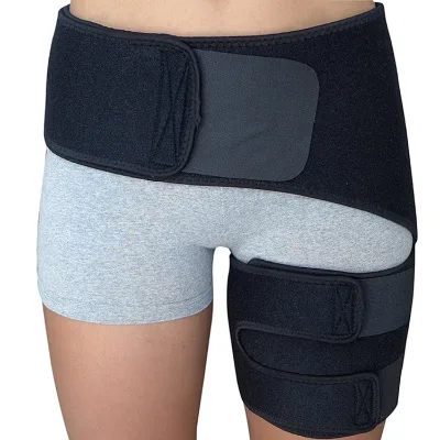 Hot Sale Adjustable Hip Brace Hip Stabilizer and Groin Brace Thigh Sleeves Weight Loss Thigh Support Compression Belt