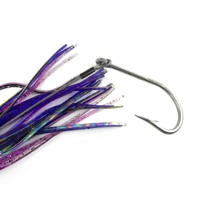 Fishing Lures Squid Skirt Trolling Lures Metallic Jet Head Trolling Soft Lures Tuna Dorado Marlin Baits Fishing Trolling Baits