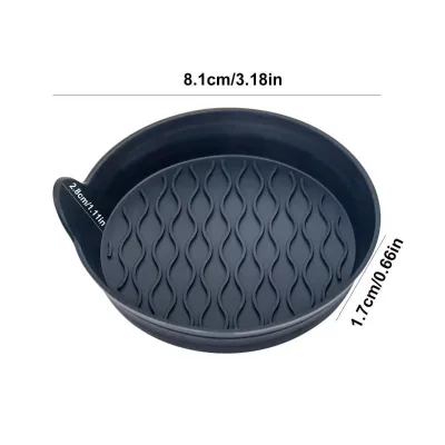 Hot-selling Cross-border Portable Car Cup Mat Coaster Non-slip Wave Pattern Creative Design In-car Storage Carclean Rubber Gazel