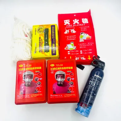 Quick Rescue Emergency Kit with Fire Hose Reel Guaranteed Quick Assistance for Emergency Escape Fire Danger Confronted