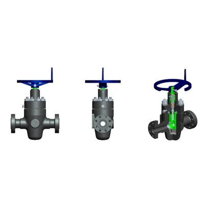 API 6A Cameron Drilling Fluid Manifold Gate Valve Iron Flange Gate Valve for Oil Drilling