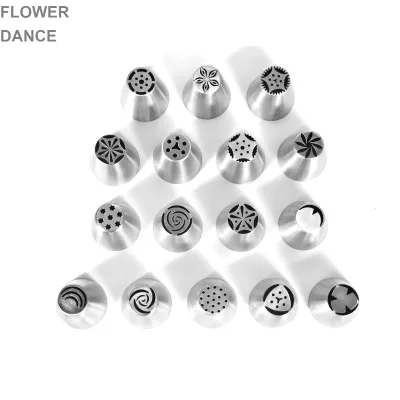 Hot Sale Piping Tips Stainless Steel Cake Decorating Nozzle Icing Nozzles Bakes Flower Nozzles Essential Icing nozzle